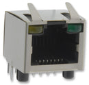 AMPHENOL COMMERCIAL PRODUCTS RJHSE-5385 Modular Connector, Cat5, RJ45, RJHSE Series, Jack, 8 Contacts, 8 Ways, 1 Ports