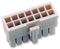 MOLEX 39-01-2085 Mini-Fit Jr. Receptacle Housing, 2 Row, UL 94V-0, 8 Way,