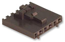 MOLEX 50-57-9406 Connector Housing, Single Row, Version D, Back Ribs, SL Series, Receptacle, 6 Ways, 2.54 mm