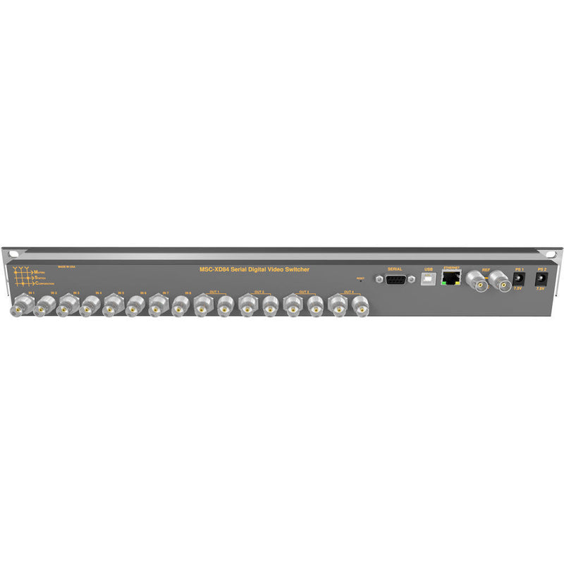 Matrix Switch 8 x 4 3G-SDI Video Routing Switcher with Button Panel