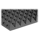 Auralex Studiofoam Pyramids (Charcoal, 6-Pack)