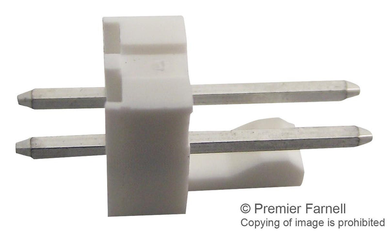 MOLEX 22-23-2021 Wire-To-Board Connector, 2.54 mm, 2 Contacts, Header, KK 6373 Series, Through Hole, 1 Rows