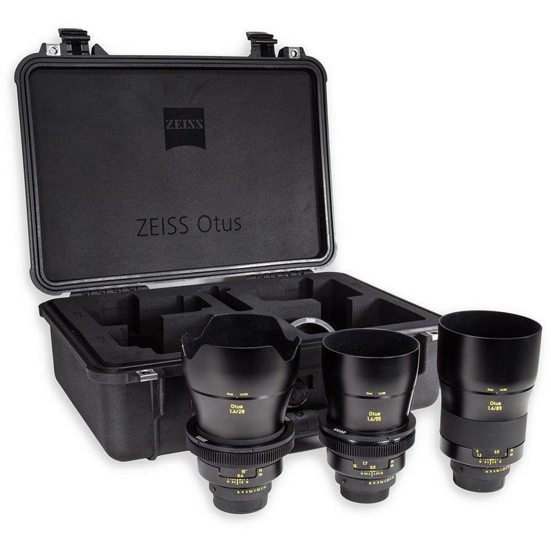 Zeiss Otus ZF.2 Bundle with 28mm, 55mm, and 85mm Lenses for Nikon F