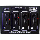 Rolls MX41B 4-Channel Passive Mixer with Level Control