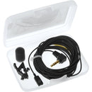 Voice Technologies VT506Video Miniature Omnidirectional DSLR Lavalier Microphone (Black)