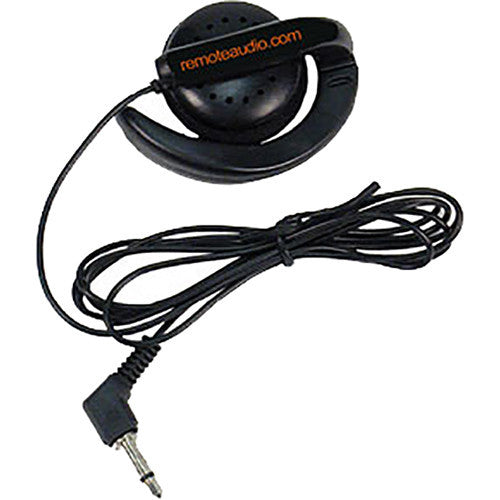 Remote Audio EAR BUD - Single Clip-On Earphone with Swiveling Ear Hook