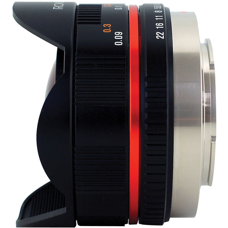 Rokinon 7.5mm f/3.5 Ultra Wide-Angle Fisheye Lens for Micro 4/3 (Black)