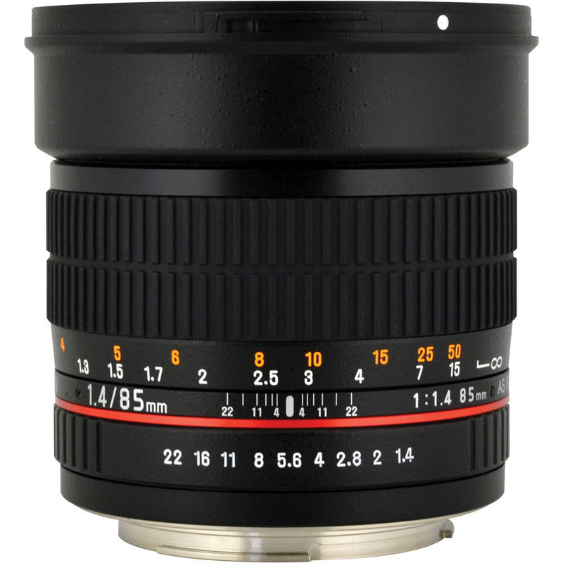 Rokinon 85mm f/1.4 AS IF UMC Lens for Fujifilm X Mount