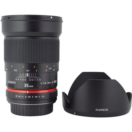 Rokinon 35mm f/1.4 AS UMC Lens for Canon EF