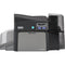 Fargo DTC4250e Dual-Sided ID Card Printer with Same-Side Input/Output Card Hopper, Ethernet, Internal Print Server, & USB