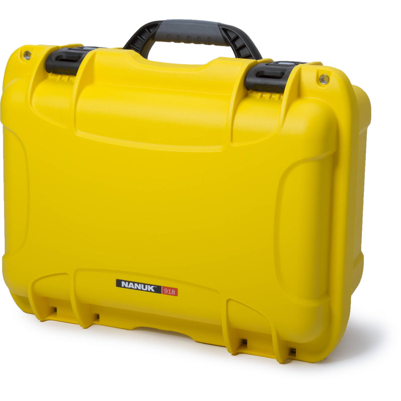 Nanuk 918 Case with Padded Dividers (Yellow)