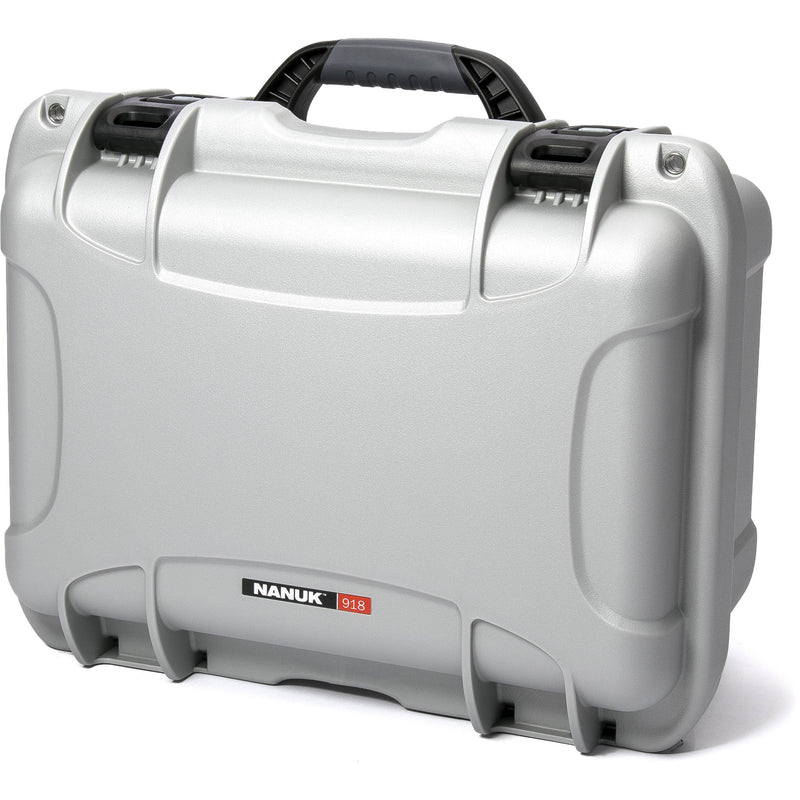 Nanuk 918 Case with Padded Dividers (Silver)