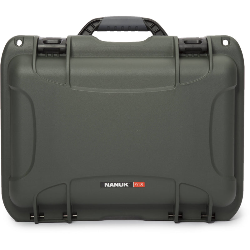 Nanuk 918 Case with Cubed Foam Insert (Olive)