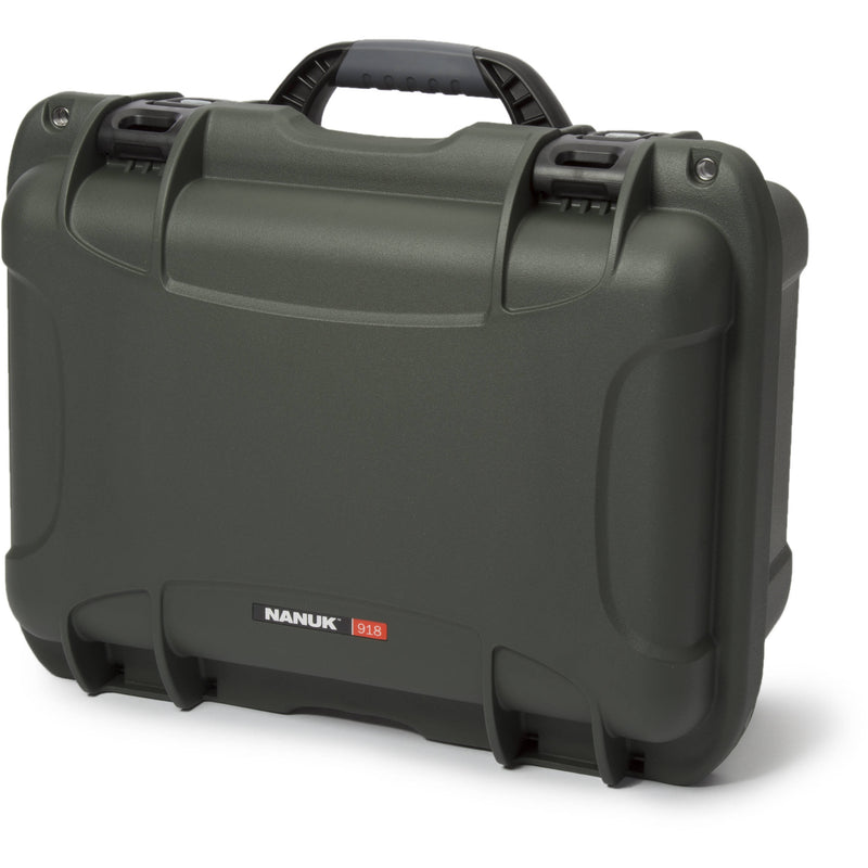 Nanuk 918 Case with Cubed Foam Insert (Olive)