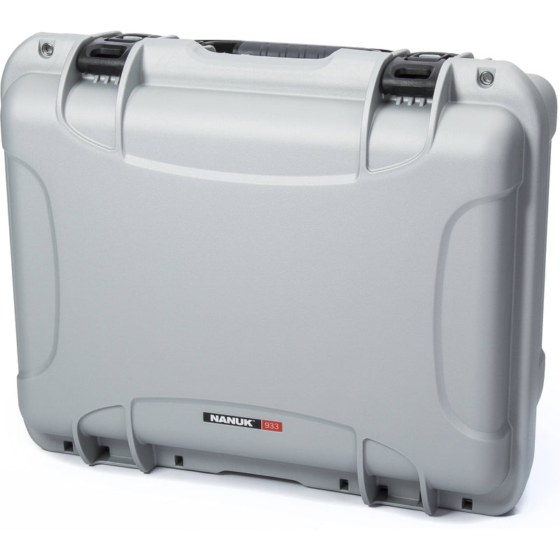 Nanuk 933 Protective Equipment Case with Cubed Foam (Silver)