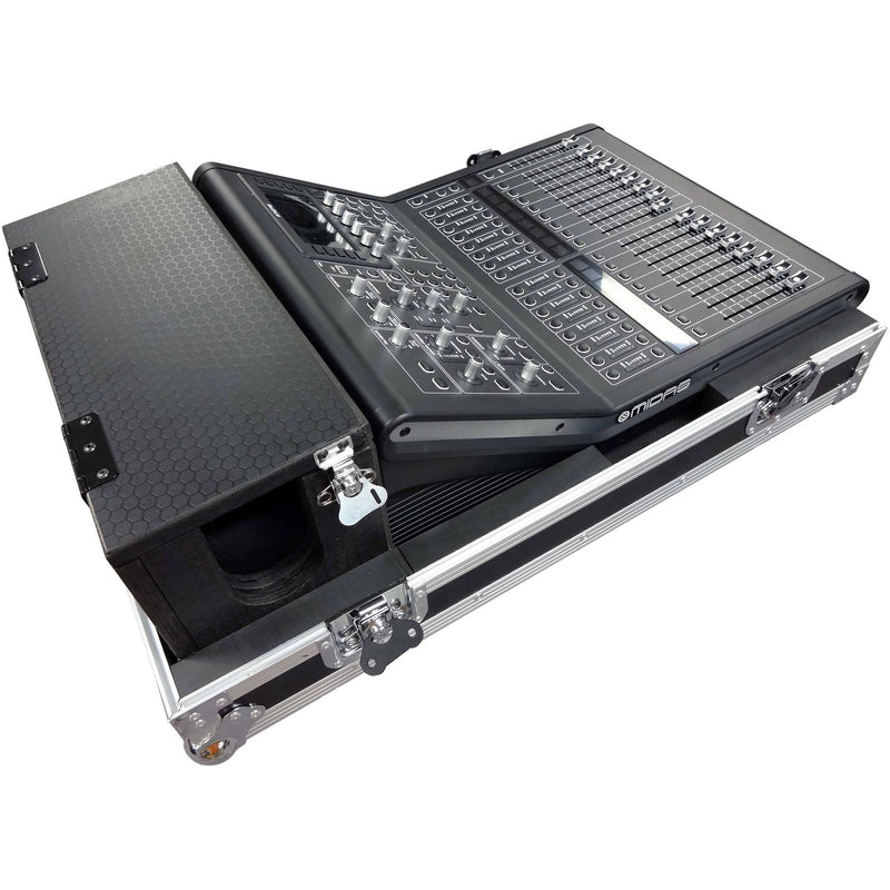 ProX Flight Case for Midas M32R Mixer with Doghouse and Wheels