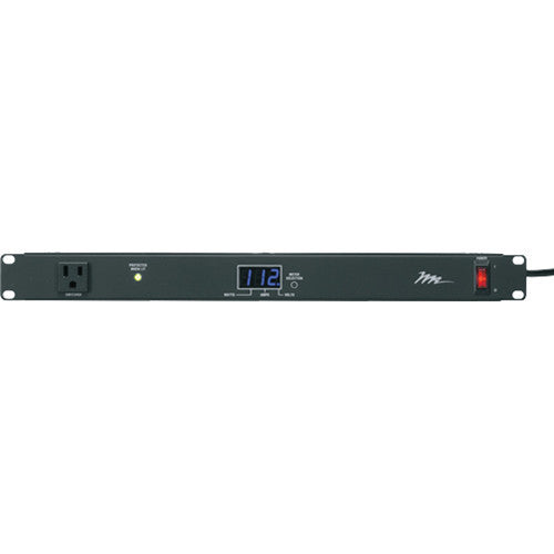 Middle Atlantic PWR-9-RPM Essex Rackmount Power Distribution w/ Surge Protection and Meter (9 Outlets)