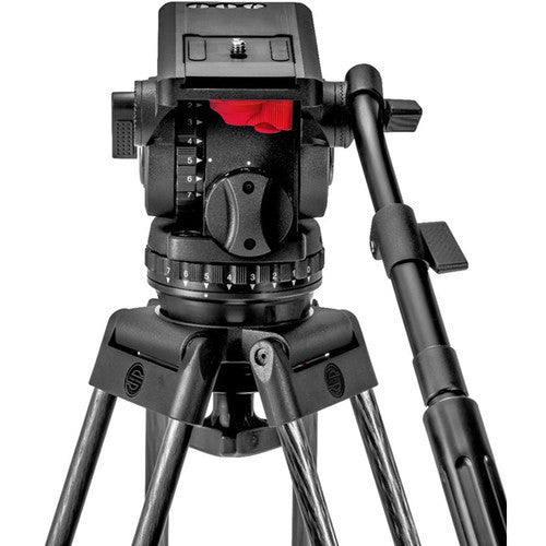 Sachtler Video 18 S2 Fluid Head & ENG 2 CF Tripod System with Ground Spreader