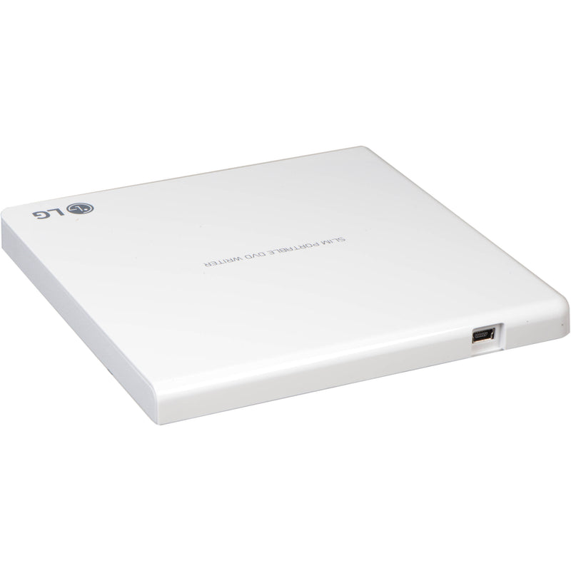 LG GP65NW60 Portable USB External DVD Burner and Drive (White)