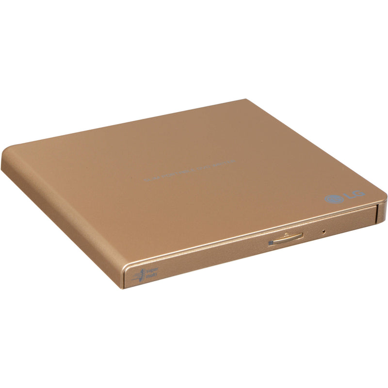 LG GP65NG60 Portable USB External DVD Burner and Drive (Gold)