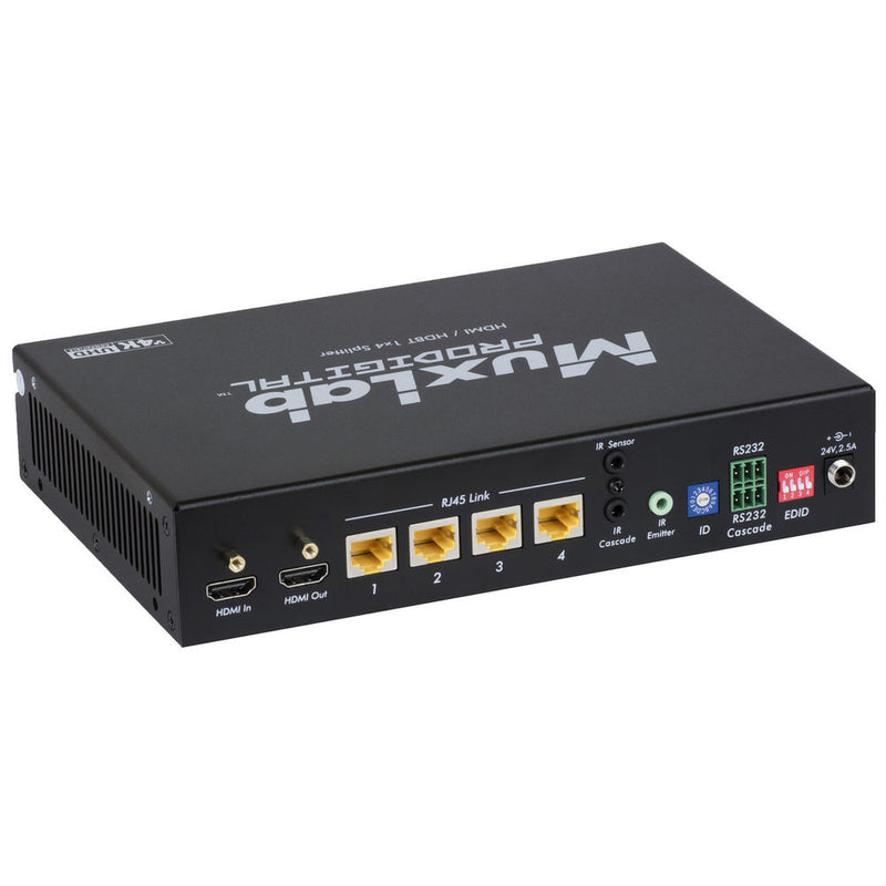 MuxLab UHD HDMI over HDBaseT 1X4 Splitter with HDCP (US Region)