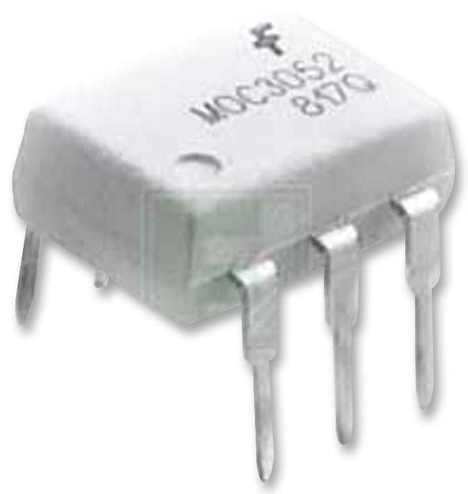 FAIRCHILD SEMICONDUCTOR MOC3163M Triac Output Optocoupler, Zero Cross, DIP, 6 Pins, 7.5 kV, Zero Crossing, 600 V