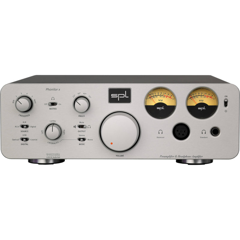 SPL Pro-Fi Series Phonitor x Headphone Amplifier and Preamplifier with VOLTAiR Technology (Silver)