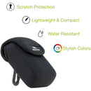 MegaGear Ultra-light Neoprene Camera Case with Carabiner for Sony Cyber-Shot DSC-W800 Camera (Black)