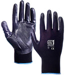 ST 26771 Glove Nitrile Coated Black S