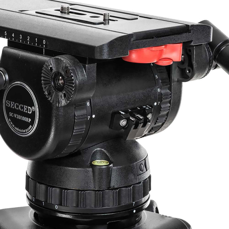 Secced Cinekit 4 Kit with Two-Stage Carbon Fiber Tripod & Fluid Head