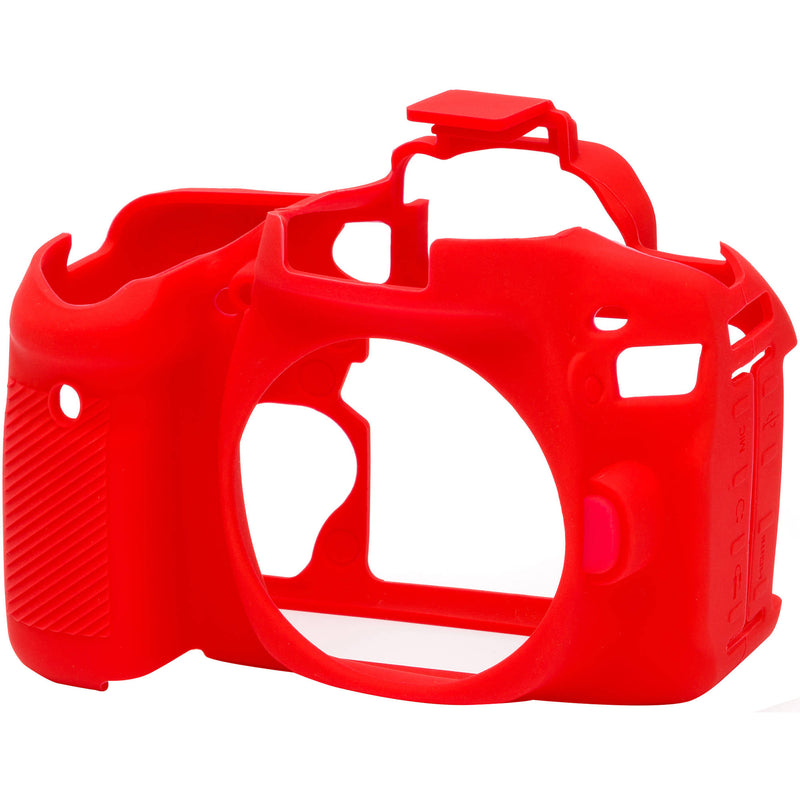 easyCover Silicone Protection Cover for Canon 90D (Red)