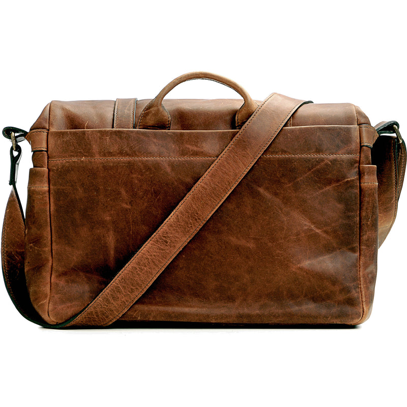 ONA Brixton Camera/Laptop Messenger Bag (Leather, Antique Cognac)