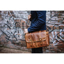 ONA Brixton Camera/Laptop Messenger Bag (Leather, Antique Cognac)