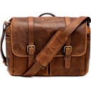 ONA Brixton Camera/Laptop Messenger Bag (Leather, Antique Cognac)