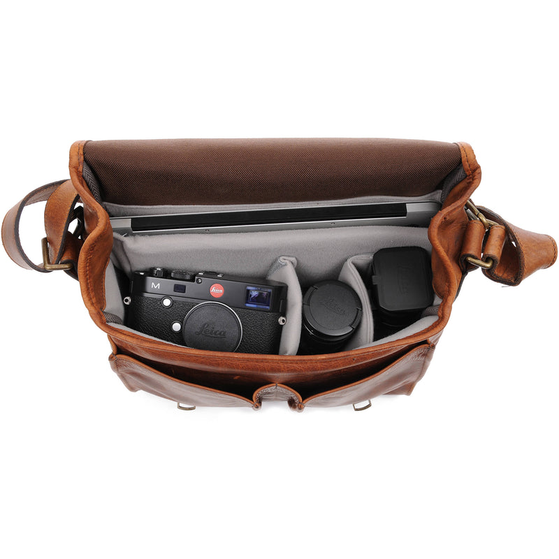 ONA Prince Street Camera Messenger Bag (Antique Cognac)