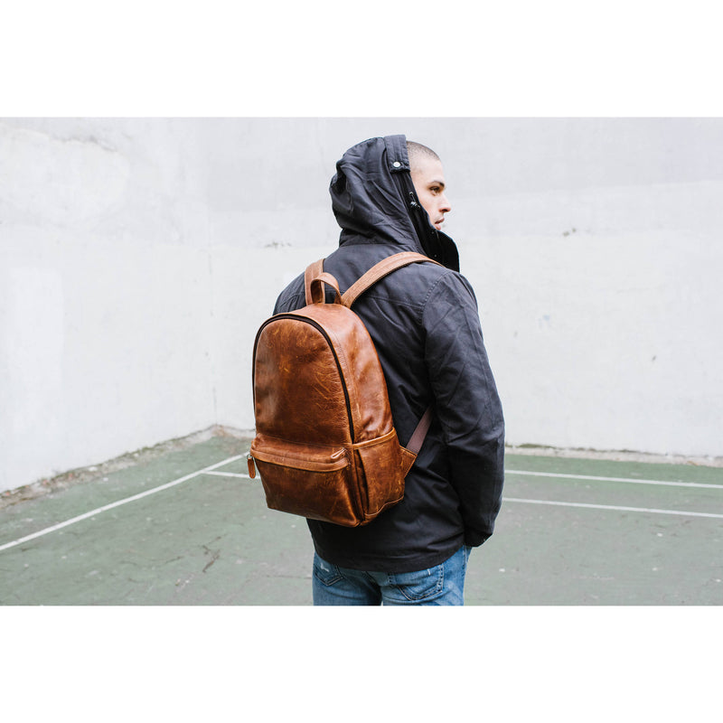 ONA The Leather Clifton Camera and Everyday Backpack (Antique Cognac)