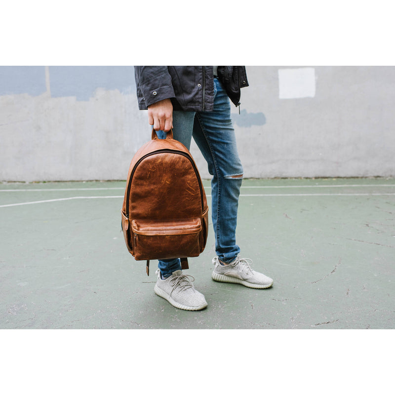 ONA The Leather Clifton Camera and Everyday Backpack (Antique Cognac)