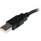 StarTech Male to Female USB 2.0 Extension Adapter Cable A to A (Black, 6")