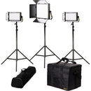 ikan Lyra Daylight 3-Point LED Soft Panel Light Kit with 1 x LW10 and 2 x LW5