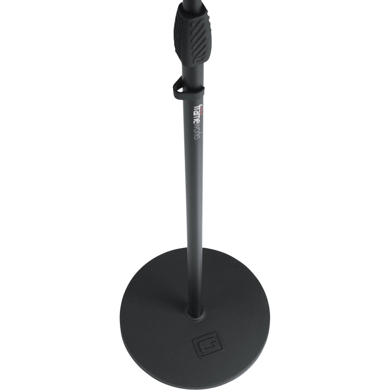 Gator Cases Frameworks 12" Roundbase Mic Stand with Standard Twist Clutch