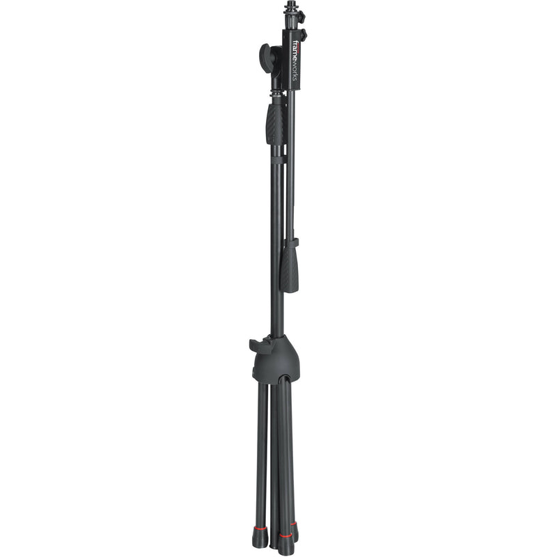 Gator Cases Frameworks Tripod Mic Stand with Standard Twist Clutch and Telescoping Boom