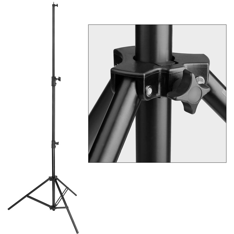 Genaray Key and Fill Lighting 36" Soft Strip 2-Light Standard Kit with Light Stands