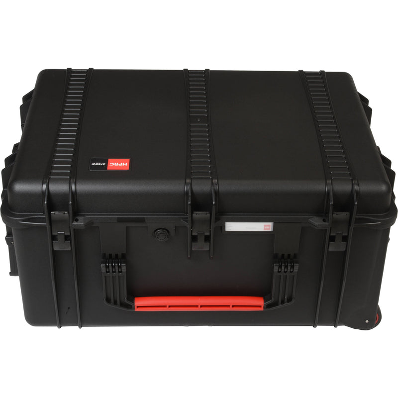 HPRC 2780WSFD Hard Case with Soft Deck and Dividers (Black with Blue Handle)