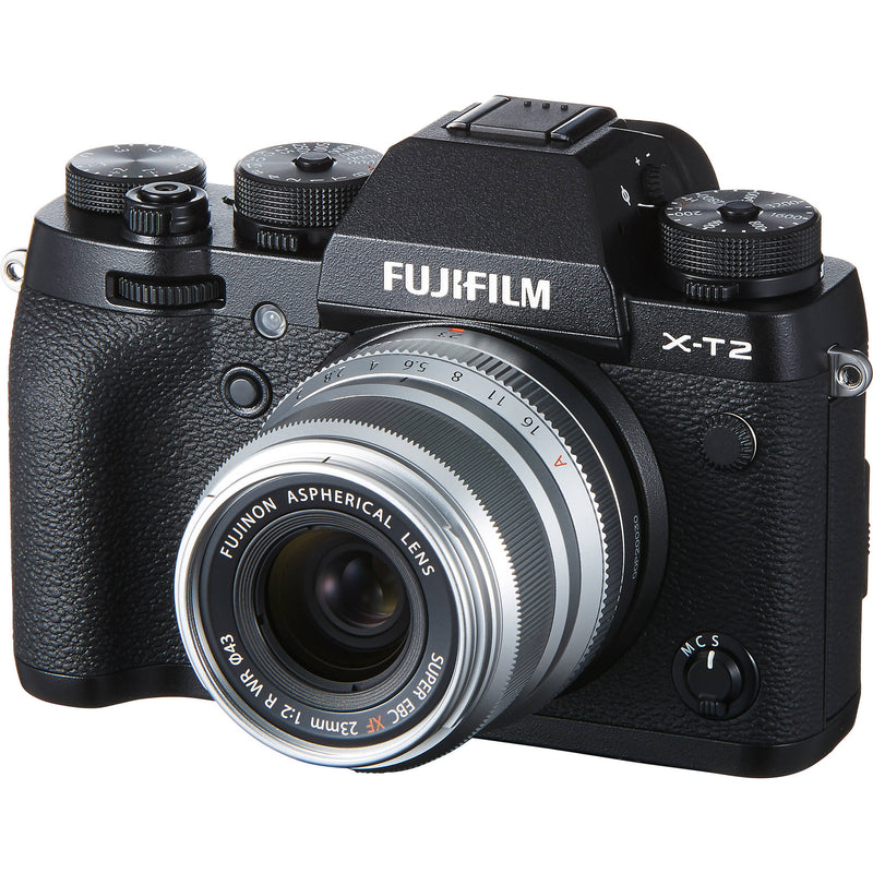 Fujifilm XF 23mm f/2 R WR Lens (Silver)