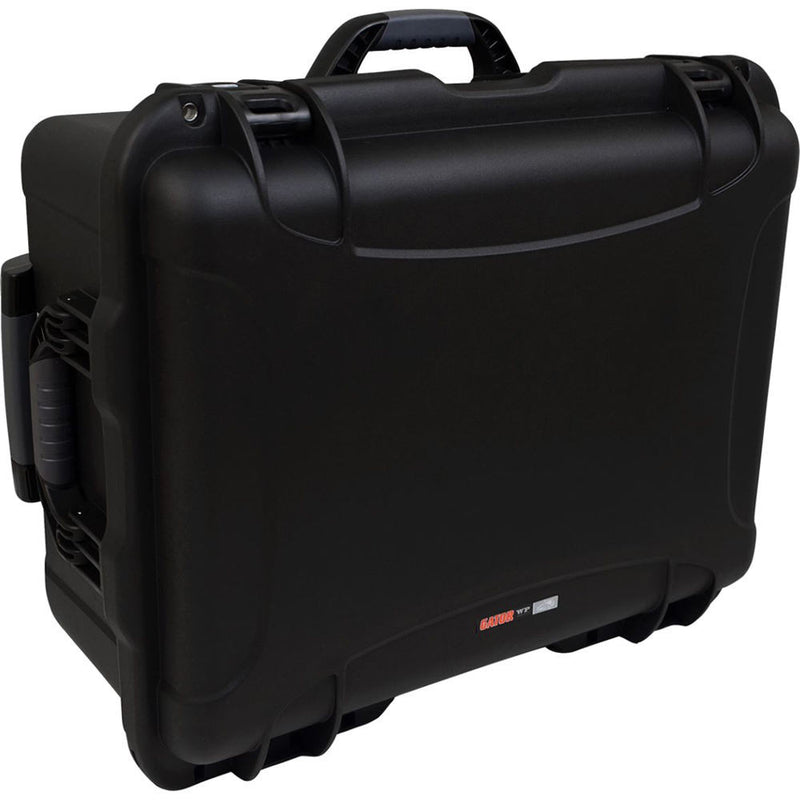 Gator Cases Waterproof Injection-Molded Equipment Case with Wheels (No Foam, Black)