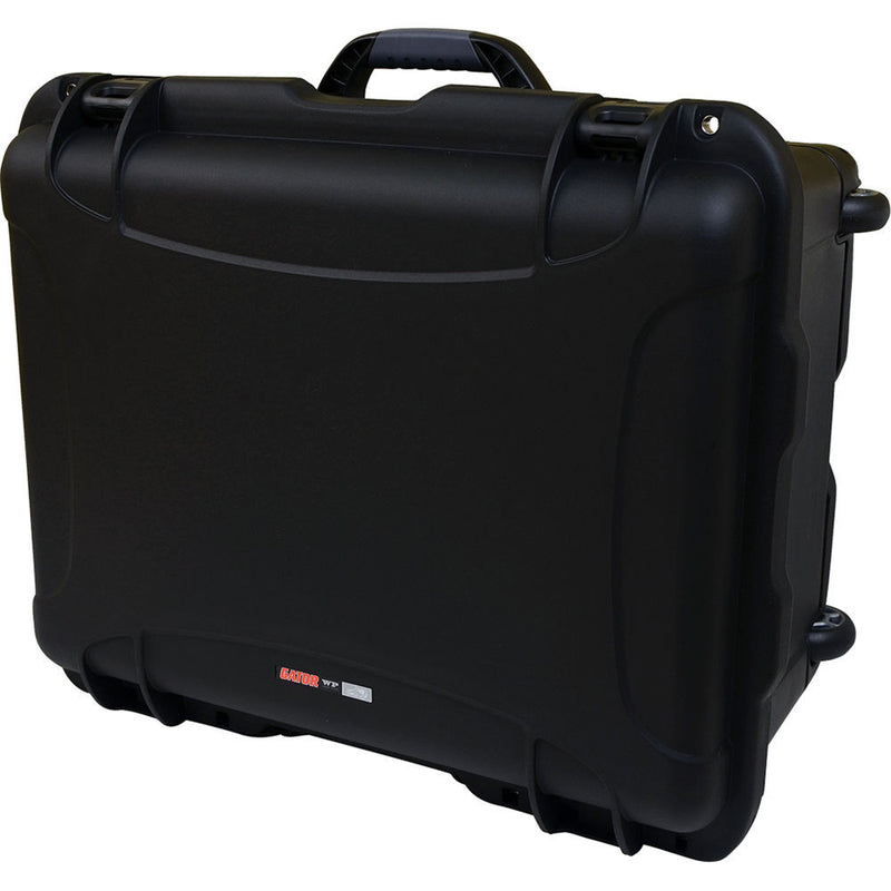 Gator Cases Waterproof Injection-Molded Equipment Case with Wheels (No Foam, Black)