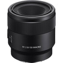 Sony FE 50mm f/2.8 Macro Lens with Circular Polarizer Filter Kit