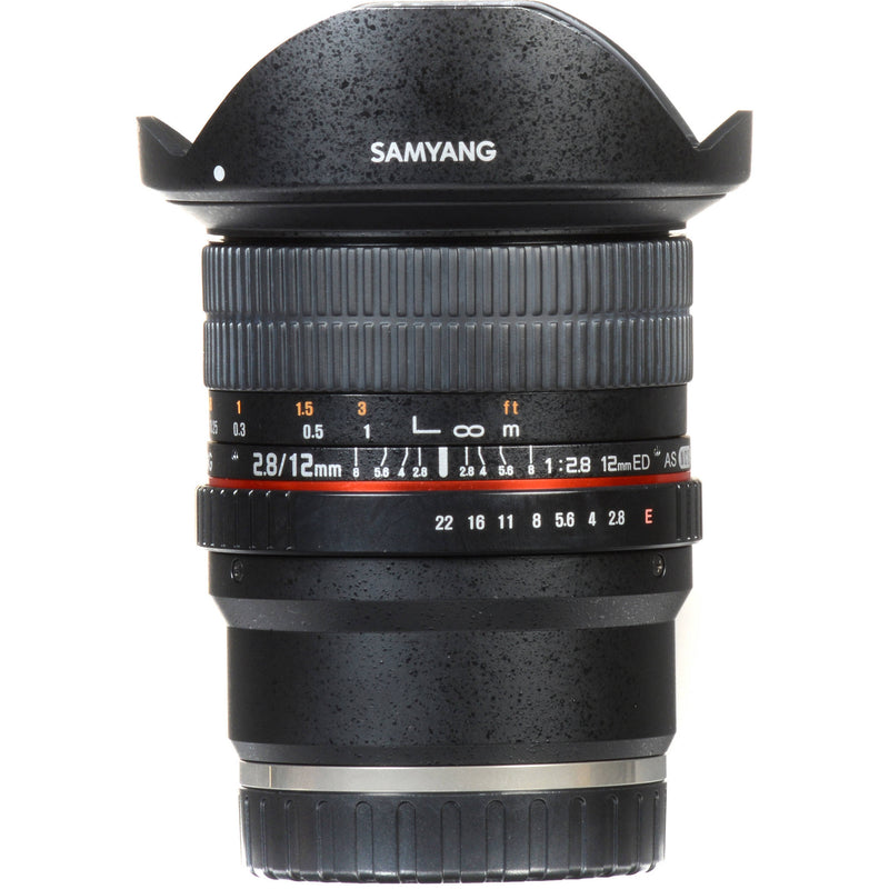 Samyang 12mm f/2.8 ED AS NCS Fisheye Lens for Sony E Mount