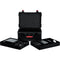 Gator Cases GTSA-MICW7 ATA-Molded Polyethylene Case with 2 Lift-Out Trays for up to 7 Wireless Microphones & Accessories