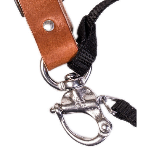 HoldFast Gear Adjustable Portrait Slider for MoneyMaker Harness (Bridle Leather, Tan)